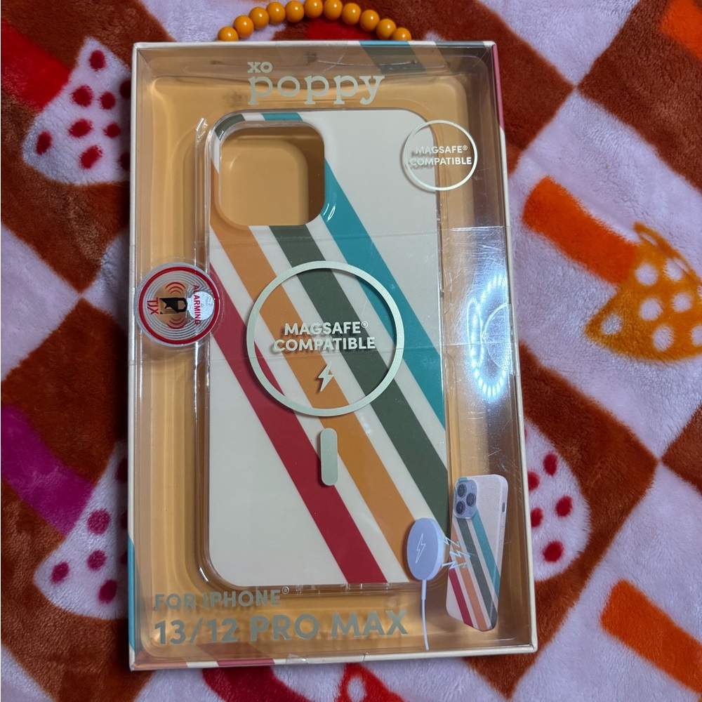 Red and Orange Geometric Phone Case